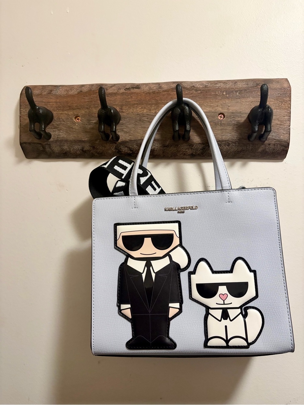 Karl Lagerfeld Paris Maybelle Satchel - Ice Blue (Moving Sale!)